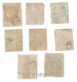 1800's NETHERLANDS KING WILLIAM III STAMP LOT 1852 IMPERFS, 1864 PERF AND MORE