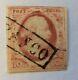 1852 Netherlands Sg2 10c Stamp Cancelled