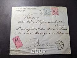 1893 Registered Netherlands Cover Amsterdam to Berlin Germany