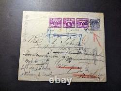 1912 Netherlands Diplomatic Mail Cover to Pei Peing China