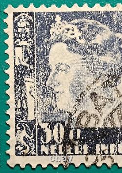 1934 Netherlands Indies Stamp, Sc A19 30c lilack gray, ERROR of printing, used