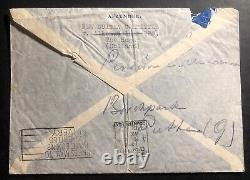 1937 Putten Netherlands Airmail Cover To Port Moresby Papua New Guinea