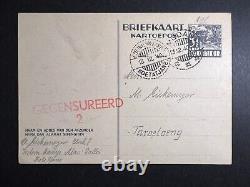1940 Netherlands Indies Postcard Cover Medani to Tarutung