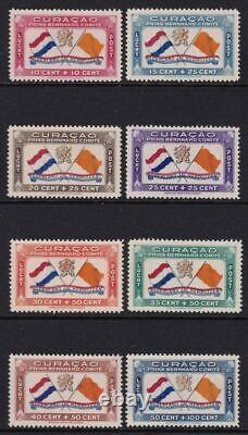 1941 CURACAO Air Mail 17/24 set di 8 values MNH