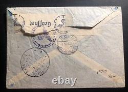 1941 Tilburg Netherlands Censored Clipper Airmail Cover To Guayaquil Ecuador