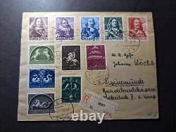 1943 Registered Netherlands Cover Zeist to Swinemunde