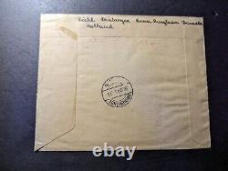 1943 Registered Netherlands Cover Zeist to Swinemunde