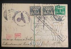 1943 Zeist Netherlands Red Cross Society Postcard Cover To Lisbon Portugal