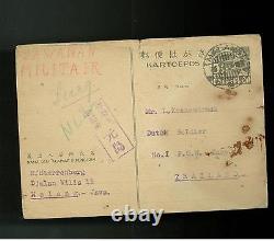 1944 Malang Netherlands Indies Censored Cover POW Prisoner of War Camp Thailand