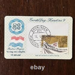 1982 Philatelic Netherlands Amsterdam Groningen Card