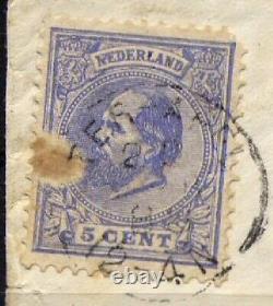 Cover Netherlands, 1888. Ter Apel to Groningen. Stamp Error