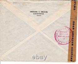 DUTCH EAST INDIES WW2 Cover NEDERLAND HERRIJZEN Propaganda 1941 Censor USA DL80