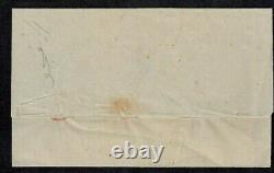 Dutch East Indies 1854 Pre-Stamp Cover withONGEFRANKEERD ZEEBRIEF RED OVAL