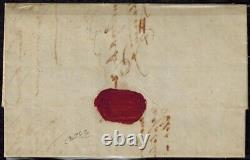 Dutch East Indies Pre Stamp 1839 Full Cover with SOURABAYA BLUE OVAL 291b with'150