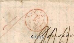 Dutch East Indies Pre Stamp 1846 Full Cover withFull Marking Front & Back