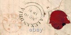 Dutch East Indies Pre Stamp 1846 Full Cover withFull Marking Front & Back