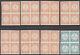 Dutch Indies Netherlands Indies Imperforated In Blocks Of 4 Port 41-48