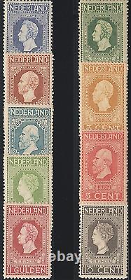 EDSROOM-O16767 Netherlands 90-98 MNH 1913 Short Set to 1 Guilder CV$341