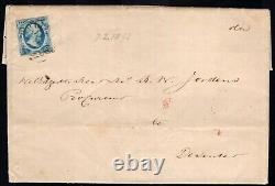 Folded Letter Netherlands, 1853. Zwolle to Deventer. Printed matter