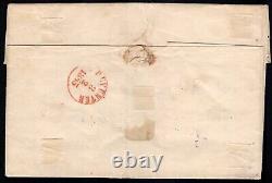 Folded Letter Netherlands, 1853. Zwolle to Deventer. Printed matter