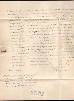 Folded Letter Netherlands, 1861. Leiden to Rotterdam