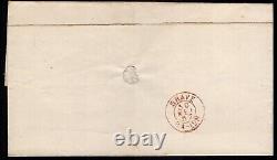 Folded Letter Netherlands, 1867. Boxtel to Grave. Haarlem print