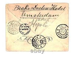 GB UNDERPAID Cover Herts Hatfield FORWARDED Netherlands Postage Dues 1898 U146