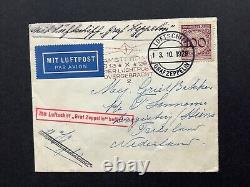 Germany L. Z. 127 GRAF ZEPPELIN HOLLAND Flight. 13 Oct 1929 Brown Flight Cache