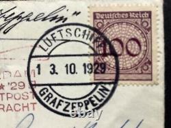 Germany L. Z. 127 GRAF ZEPPELIN HOLLAND Flight. 13 Oct 1929 Brown Flight Cache