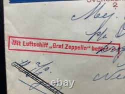 Germany L. Z. 127 GRAF ZEPPELIN HOLLAND Flight. 13 Oct 1929 Brown Flight Cache