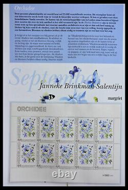 Lot 13100 Complete MNH stamp collection Netherlands flower sheetlets