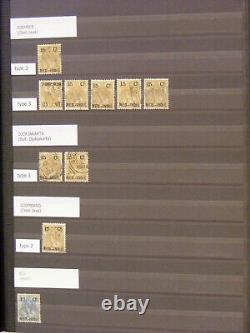Lot 19296 Collection of over 500 square cancels of Netherlands Indies