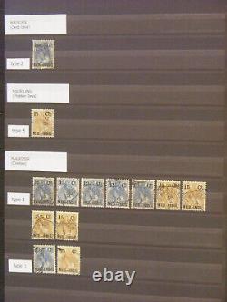Lot 19296 Collection of over 500 square cancels of Netherlands Indies