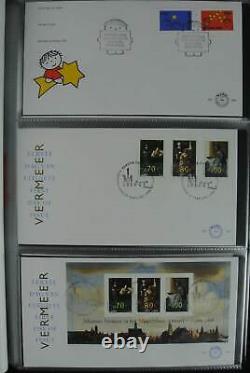 Lot 26836 Complete FDC collection Netherlands 1995-2012 in 3 FDC albums