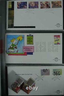 Lot 26836 Complete FDC collection Netherlands 1995-2012 in 3 FDC albums