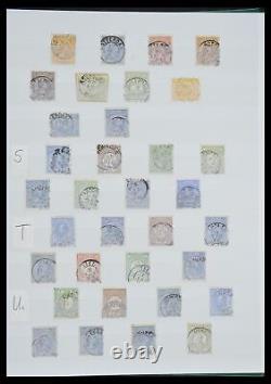 Lot 33992 Stamp collection Netherlands smallround cancels