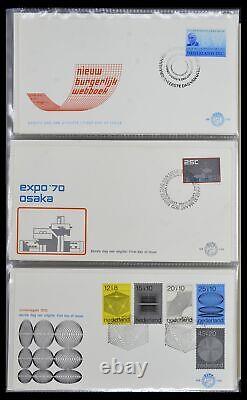 Lot 34207 FDC collection Netherlands 1970-2011