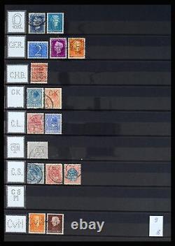 Lot 37183 Stamp collection Netherlands perfins 1872-1960