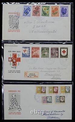 Lot 37197 FDC collection Netherlands 1950-2004