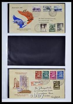 Lot 37821 Complete FDC collection Netherlands 1950-2012 in 7 albums