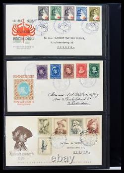 Lot 37992 Almost complete FDC collection from the Netherlands 1950-1973