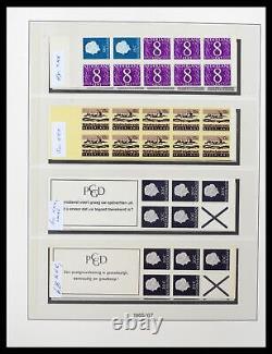 Lot 37994 Complete stampbooklet collection Netherlands 1964-2002 in Lindner