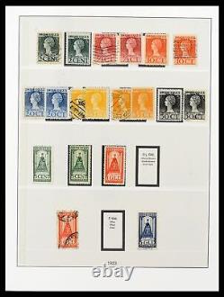 Lot 37997 MH/used stamp collection Netherlands 1852-1966 in luxe Lindner album