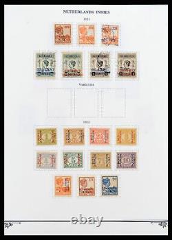 Lot 38359 MH/used stamp collection Dutch east Indies 1860-1962 on albumpages