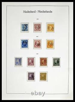 Lot 38667 Stamp collection Netherlands 1852-1968 in Leuchtturm album
