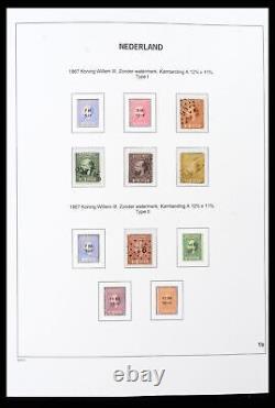 Lot 38793 Canceled stamp collection Netherlands 1852-1972 in 2 Davo albums