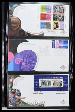 Lot 38994 Complete FDC collection Netherlands 2001-december 2023 in 5 albums