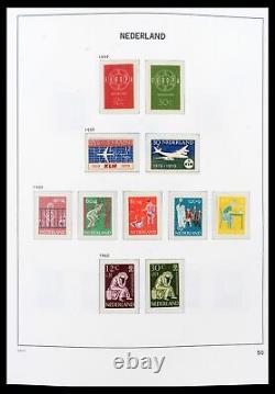 Lot 39469 Stamp collection Netherlands overcomplete 1957-2023 in 7 Davo albums