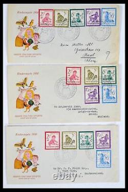 Lot 39474 FDC collection Netherlands 1950-1960. Cat. 6600+