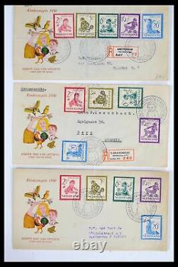 Lot 39474 FDC collection Netherlands 1950-1960. Cat. 6600+